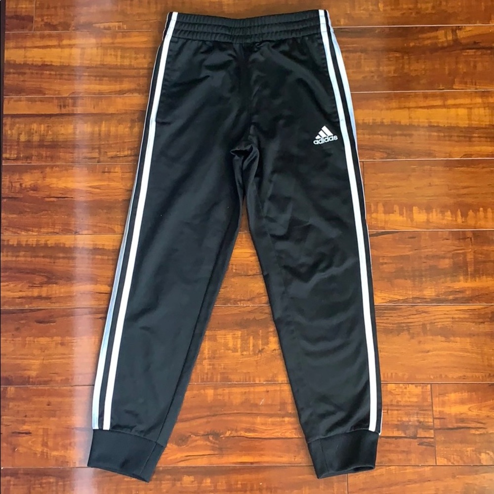 Worn once, kids size adidas jogger pants